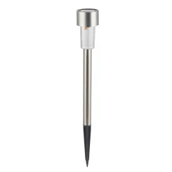 Sencys Solar Prikspot - RVS - Wit LED - 4,6x34,5cm