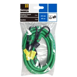 Sencys spanwartel haak groen 8mmx80cm 2st