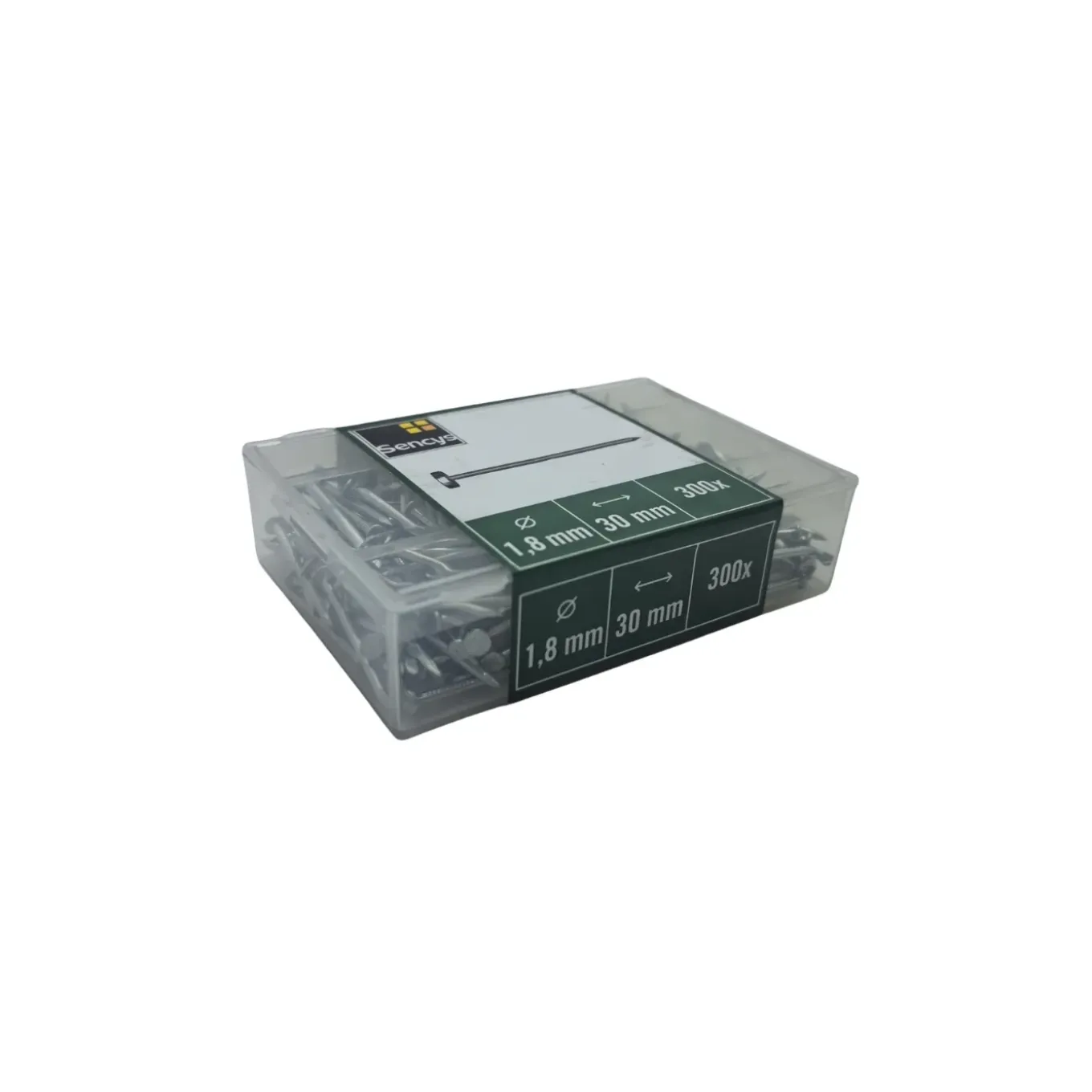 Sencys Spijkers Met Platte Kop Gegalvaniseerd 1,8x30mm - 300 stuks