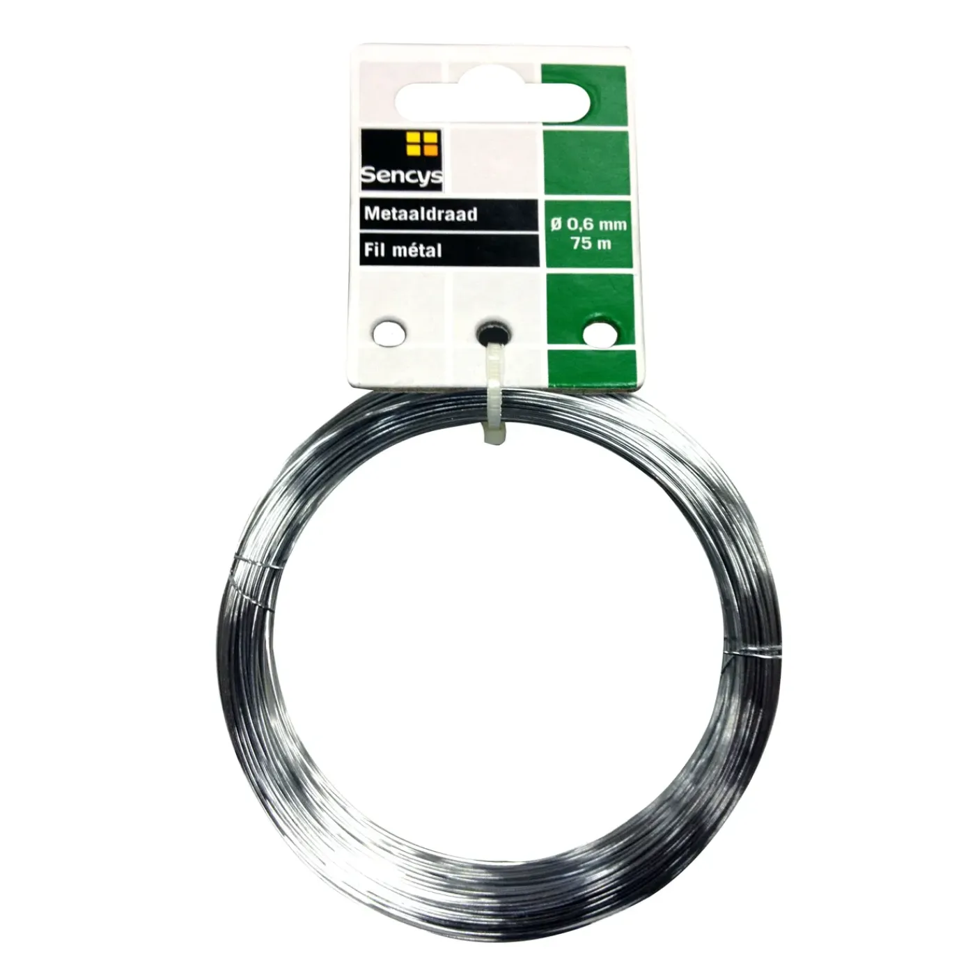 Sencys staaldraad gegalvaniseerd 0,6mm 75m