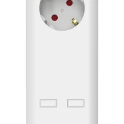 Sencys Stekkerdoos 6-voudig wit 3 meter