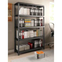 Sencys Stellingkast - 187x120x40cm - Draagkracht 70kg - Zwart