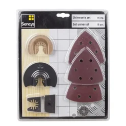 Sencys universele set voor houtbewerking – 16 stuks