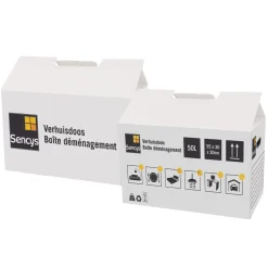 Sencys Verhuisdoos - Wit - 50L - Karton