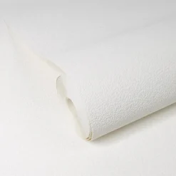 Sencys Vinylbehang Overschilderbaar Spikkel - Wit - 10,00m x 52cm