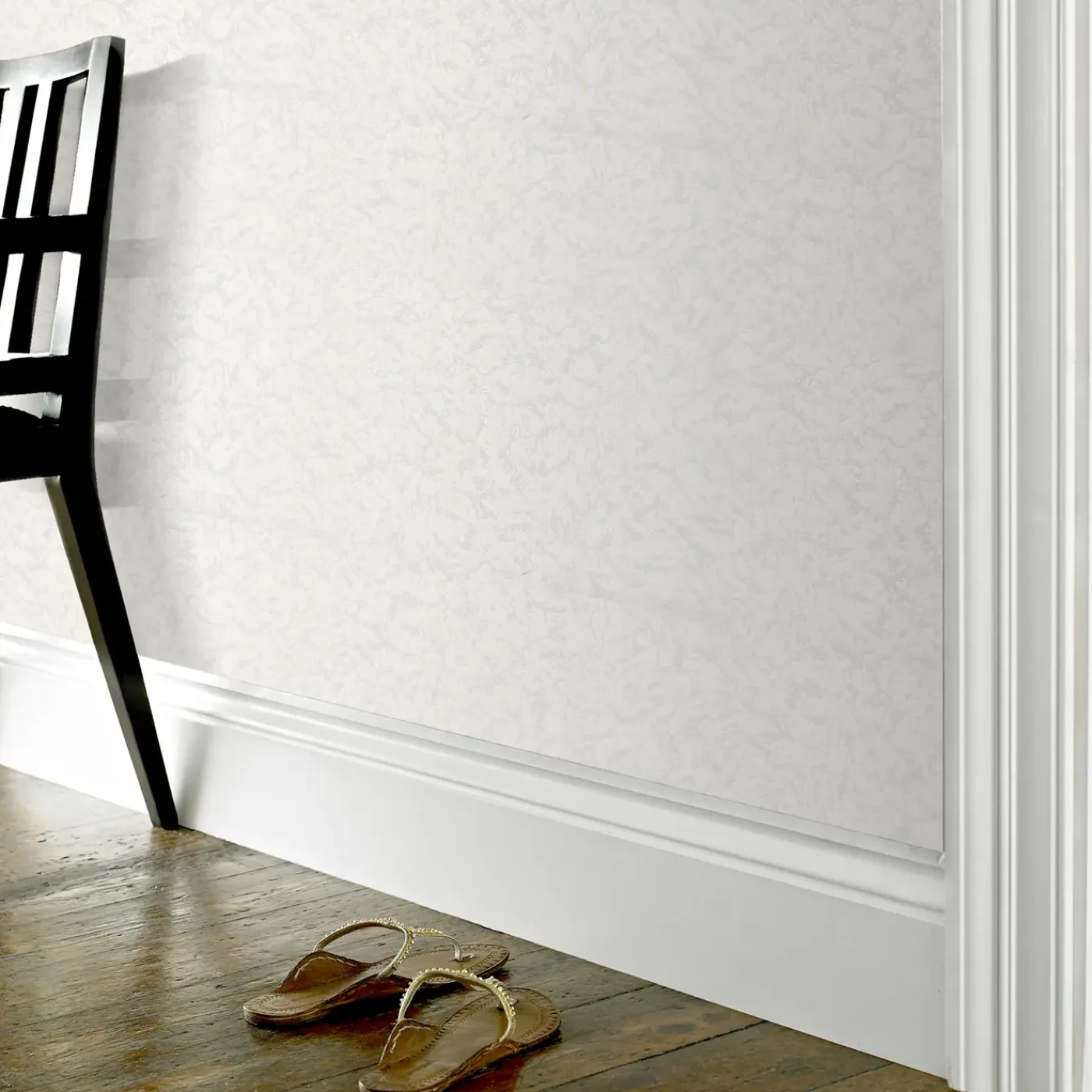 Sencys Vinylbehang Overschilderbaar 10+3m Gratis - Wit - 13m x 52cm