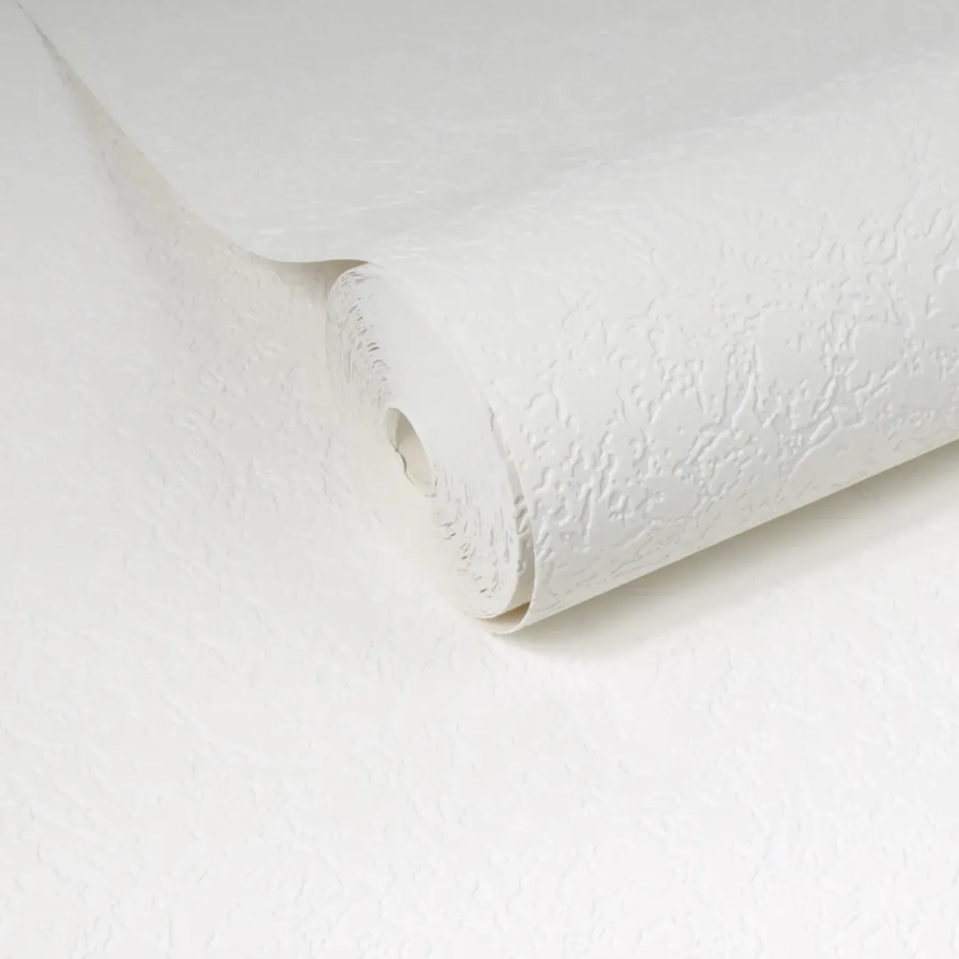 Sencys Vinylbehang Overschilderbaar 10+3m Gratis - Wit - 13m x 52cm