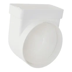 Sencys vlakkanaal 110x55mm Verloop Knie Ø100mm kunststof