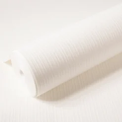 Sencys Vliesbehang Overschilderbaar Lineair - Wit - 10,00m x 52cm