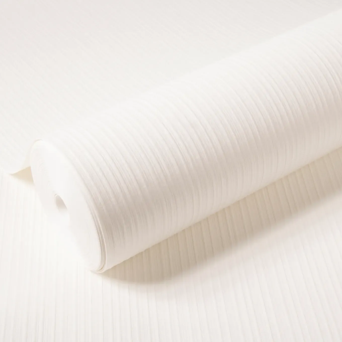 Sencys Vliesbehang Overschilderbaar Lineair - Wit - 10,00m x 52cm