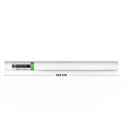 Sencys Vliesbehang Overschilderbaar Dubbelbreed - Wit - 10m x 100cm