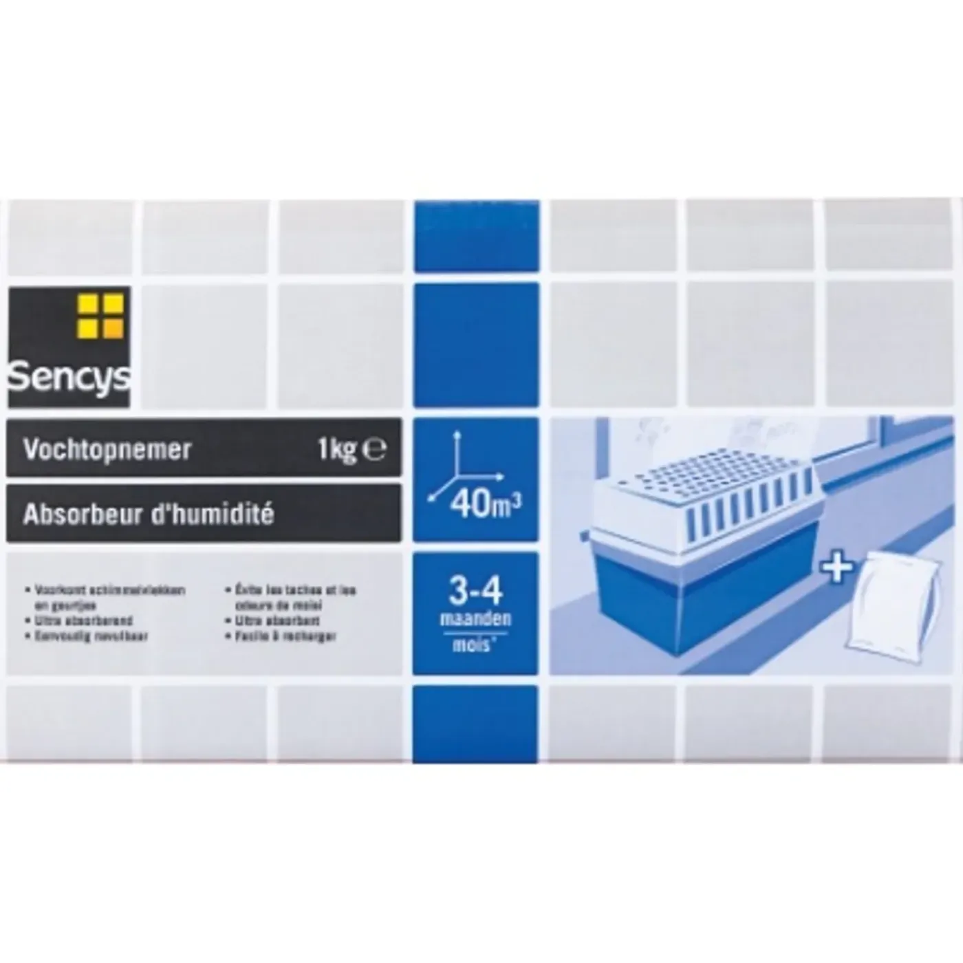 Sencys vochtopnemer 1kg