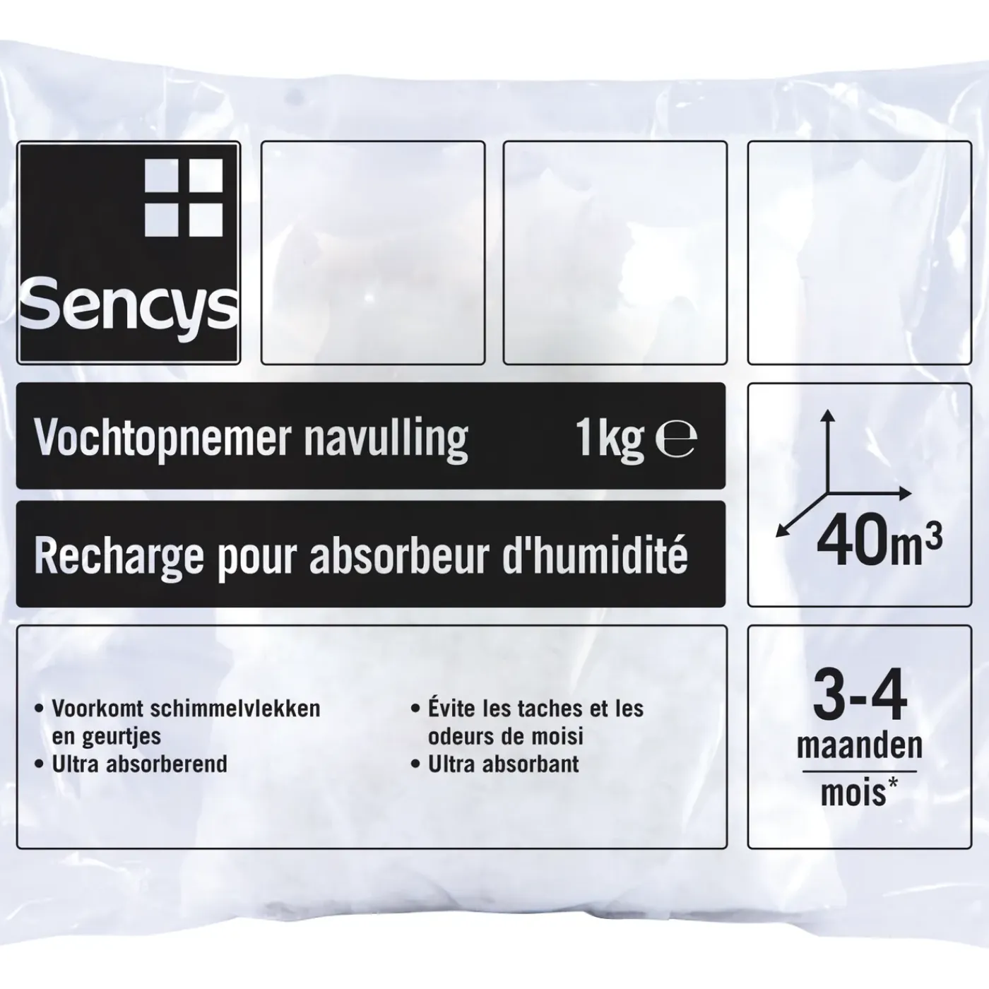 Sencys vochtvanger navulling 1kg