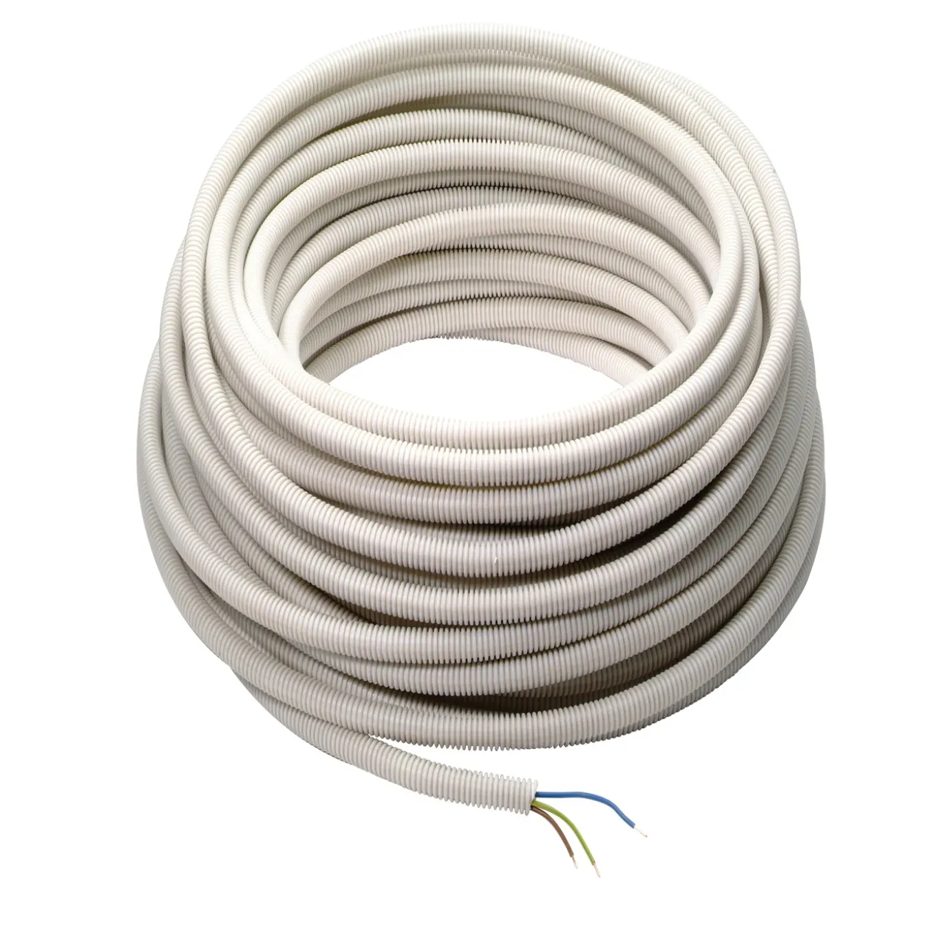Sencys voorbedrade buis 16 mm 12m 3x2,5 mm² grijs