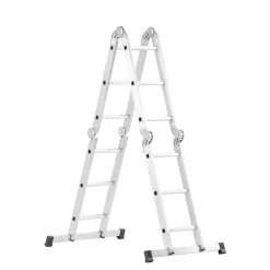 Sencys Vouwladder - 4x3-treden - Metaal - Max. 150kg belasting