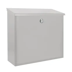 Sencys Wandbrievenbus 50 - Staal en Aluminium - Zilver - 36x36,5x10cm