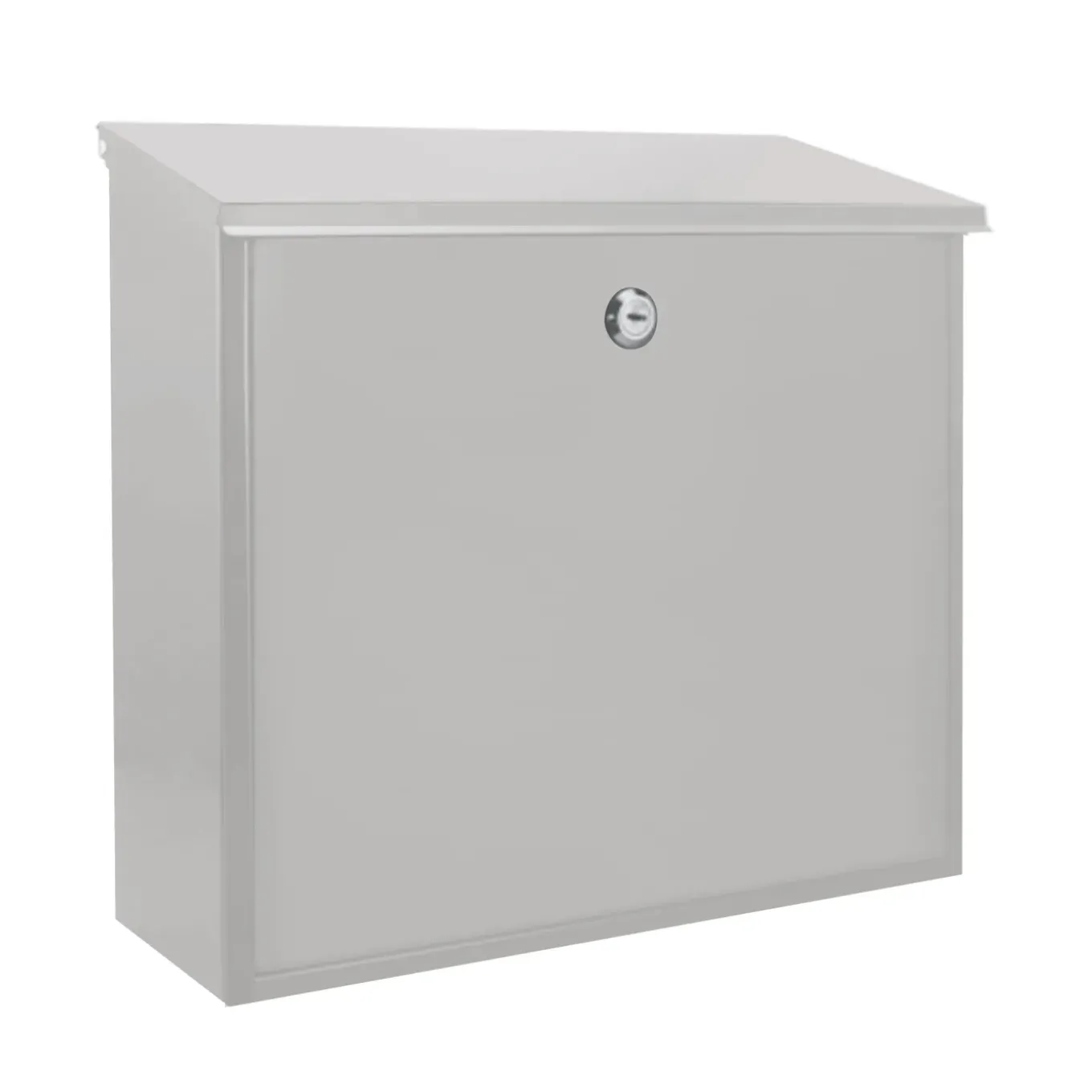 Sencys Wandbrievenbus 50 - Staal en Aluminium - Zilver - 36x36,5x10cm