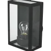 Sencys wandlamp Noma zwart E27