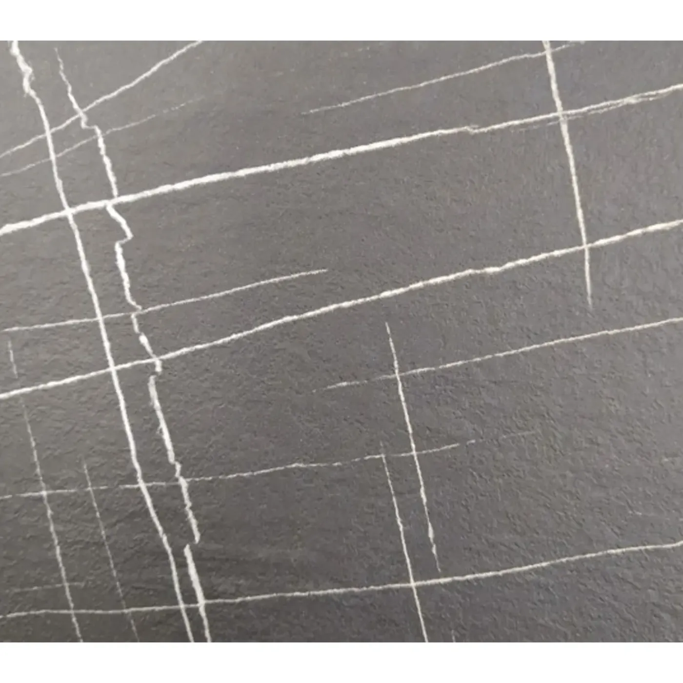 Sencys - Werkblad - Mat - Zwart marmer - 304x64x3,8cm