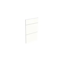 Set van 3 keukenfronten voor een kast met 1 lade + 2 pannenladen Modulo Aby Glanzend Wit 40 x72 cm