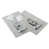 Overig Set van 2 metalen platen spiegelbevestiging 10x8cm