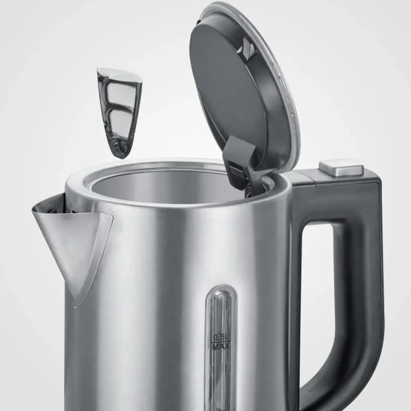 SEVERIN Reiswaterkoker Wk3647 0,5 L 1100 W Roestvrij Staal En Zwart