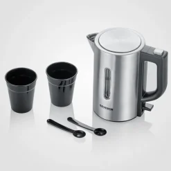 SEVERIN Reiswaterkoker Wk3647 0,5 L 1100 W Roestvrij Staal En Zwart