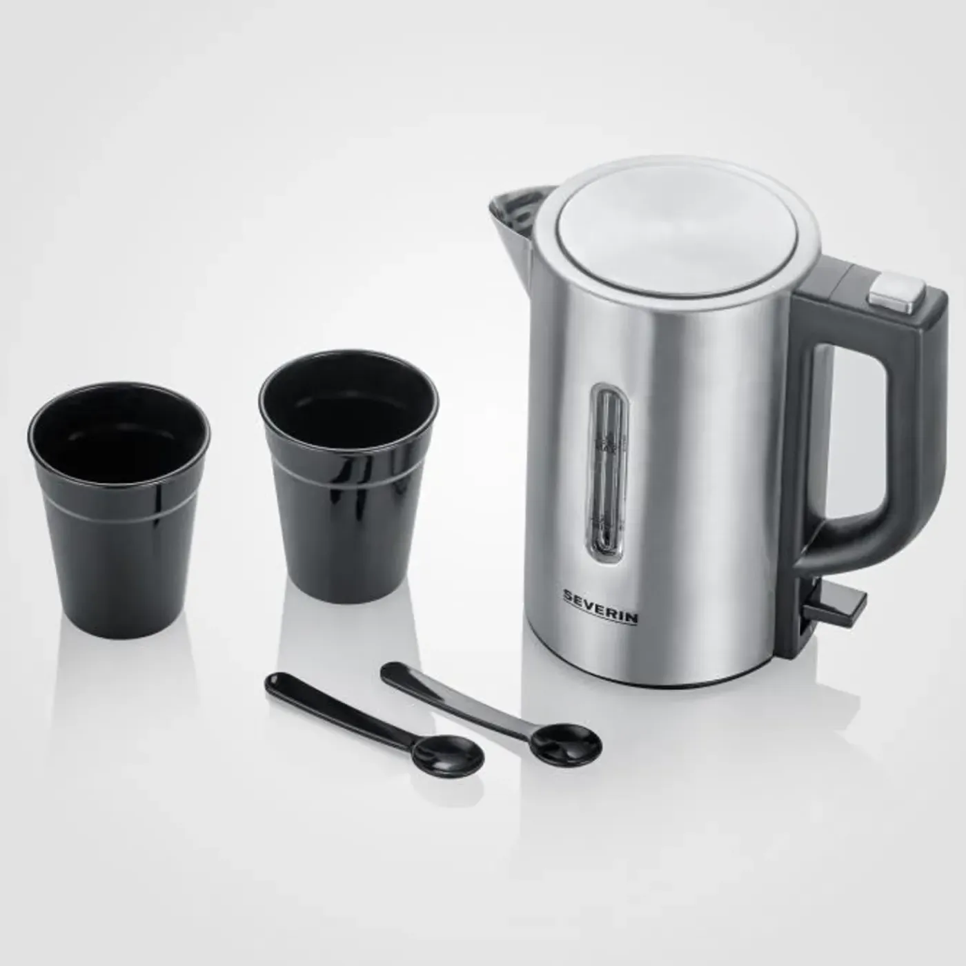 SEVERIN Reiswaterkoker Wk3647 0,5 L 1100 W Roestvrij Staal En Zwart