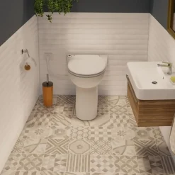 SFA Cuvette Wc Met Geïntegreerde Vergruizer Sanicompact 43 Eco + C43std