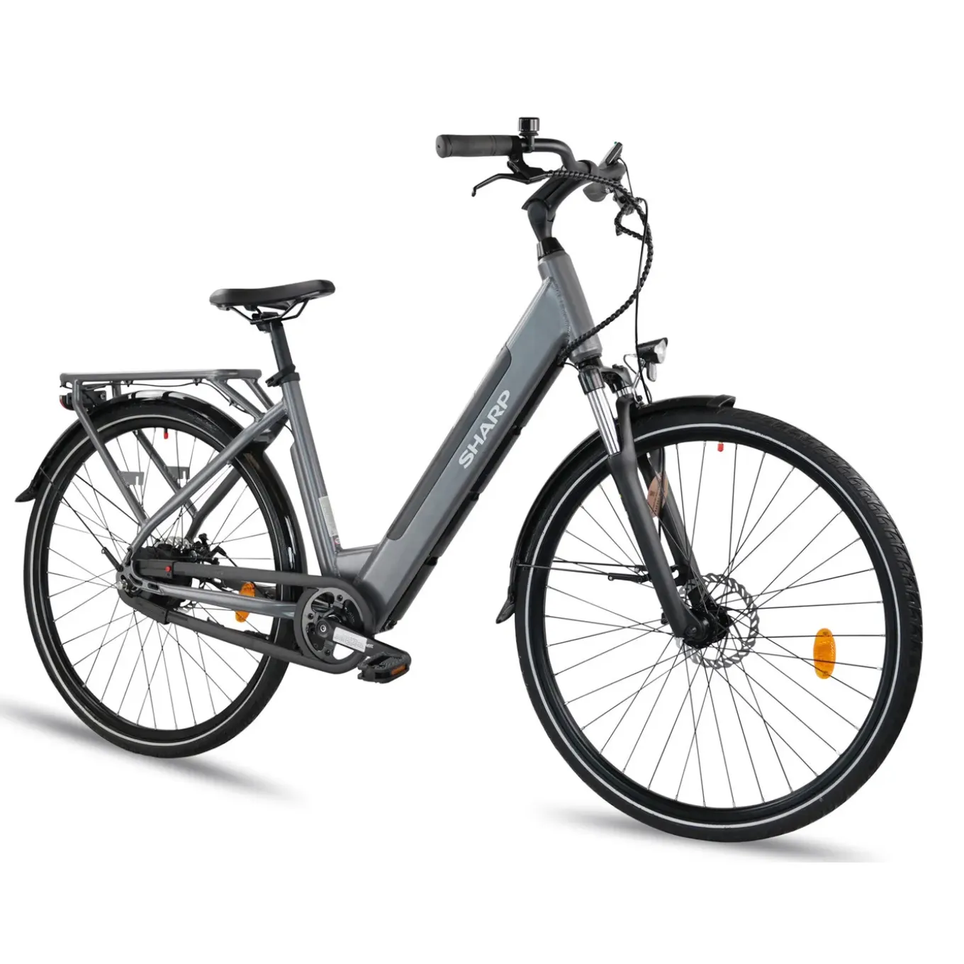 Sharp Automatic Elektrische Stadsfiets 12.8ah 28 Inch