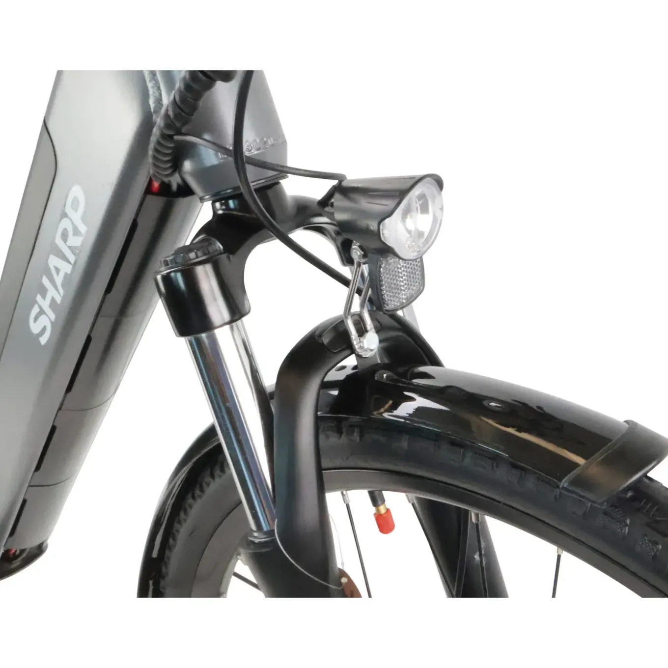 Sharp Automatic Elektrische Stadsfiets 12.8ah 28 Inch