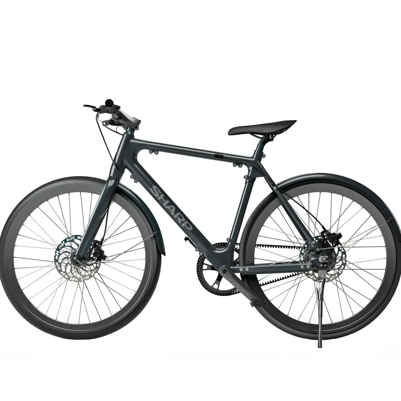 Sharp Elektrische Fiets Bk-rs08-eb 7ah 1sp Naked Bike Zwart