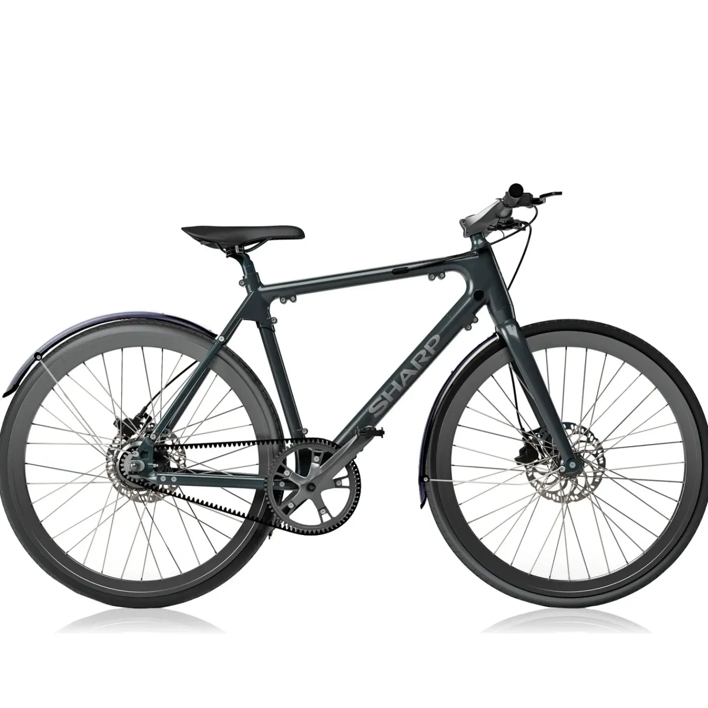 Sharp Elektrische Fiets Bk-rs08-eb 7ah 1sp Naked Bike Zwart