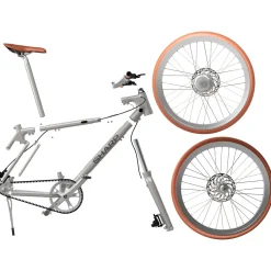 Sharp Elektrische Fiets Bk-rs08-es 7ah 1sp Naked Bike Zilver