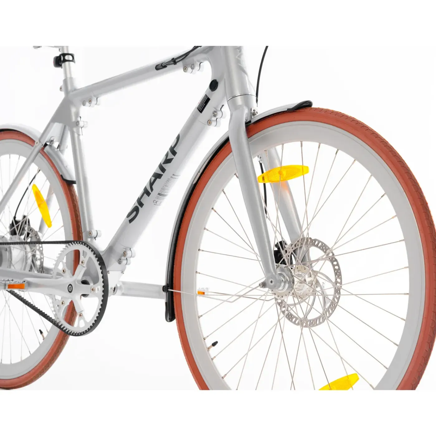 Sharp Elektrische Fiets Bk-rs08-es 7ah 1sp Naked Bike Zilver