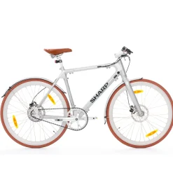 Sharp Elektrische Fiets Bk-rs08-es 7ah 1sp Naked Bike Zilver