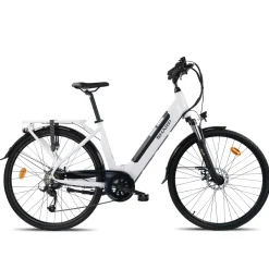 Sharp Urban Elektrische Stadsfiets 12.8ah 28 Inch Wit