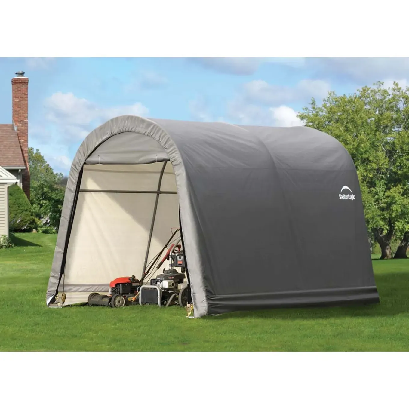 Shelterlogic Folietent Garagetent - 300x300x240 Cm - Grijs