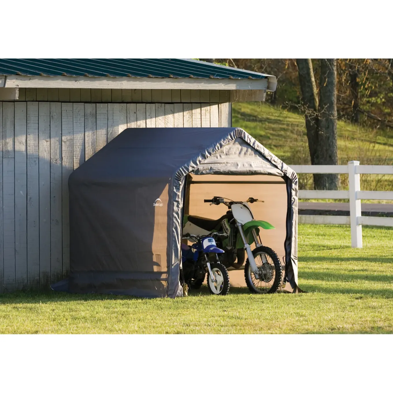 Shelterlogic Gereedschapsschuur Sl70395 - 180x180 Cm - Grijs