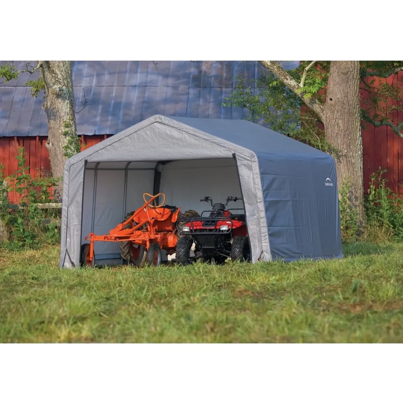 Shelterlogic Opslagtent Sl70443 - 370x370x260 Cm - Grijs