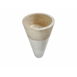 Shower & design Vrijstaande Wastafel Lanta Beige - L 40cm X B 40cm X H 90cm