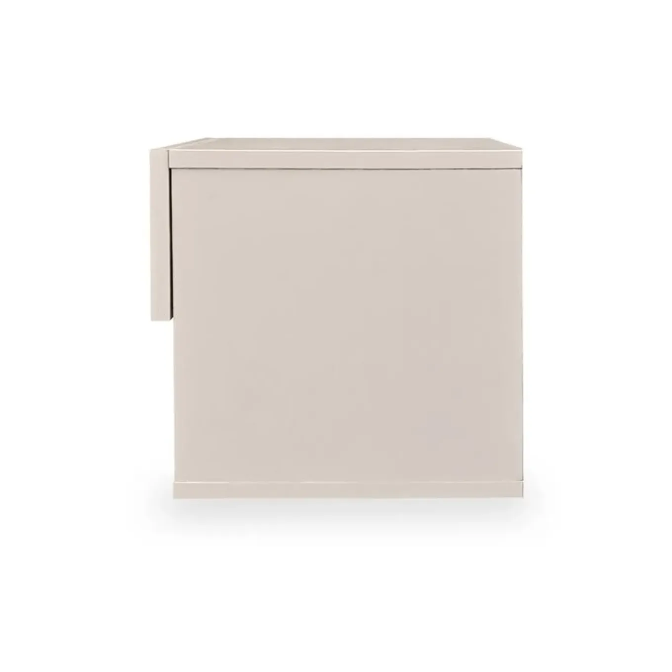 Sicaan Set Van 2 Hangende Nachtkastjes Leya Beige - Met Latten