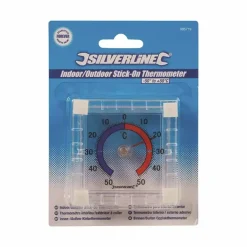 Silverline Binnen/buiten Opplakthermometer -50 °c Tot +50°c