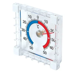 Silverline Binnen/buiten Opplakthermometer -50 °c Tot +50°c