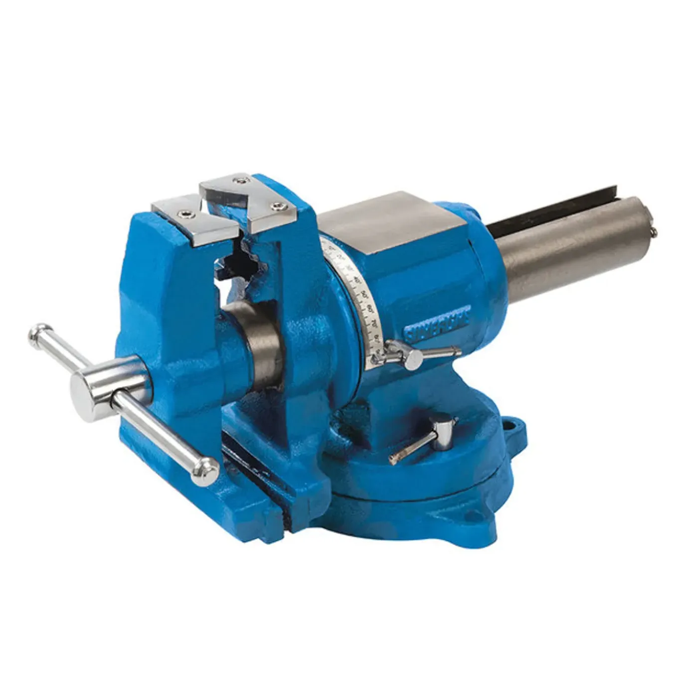 Silverline Multifunctionele Bankschroef - 125 Mm - 360° Roterende Kop