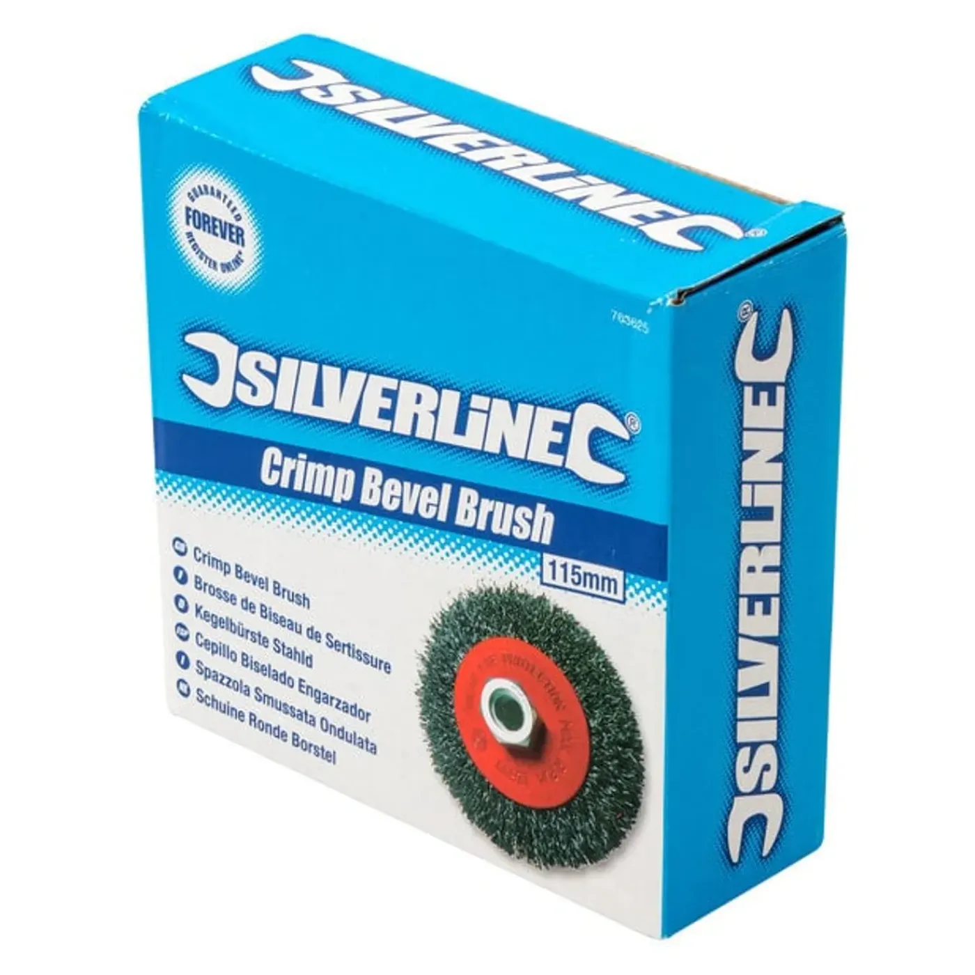 Silverline Staalborstel Met Gegolfd Staaldraad 115 Mm