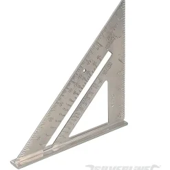 Silverline Timmermansvierkant Van Aluminiumlegering