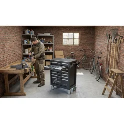 Silverstahl 266-delige Gereedschapswagen Met 7 Laden – Met Gereedschap – Afsluitbaar