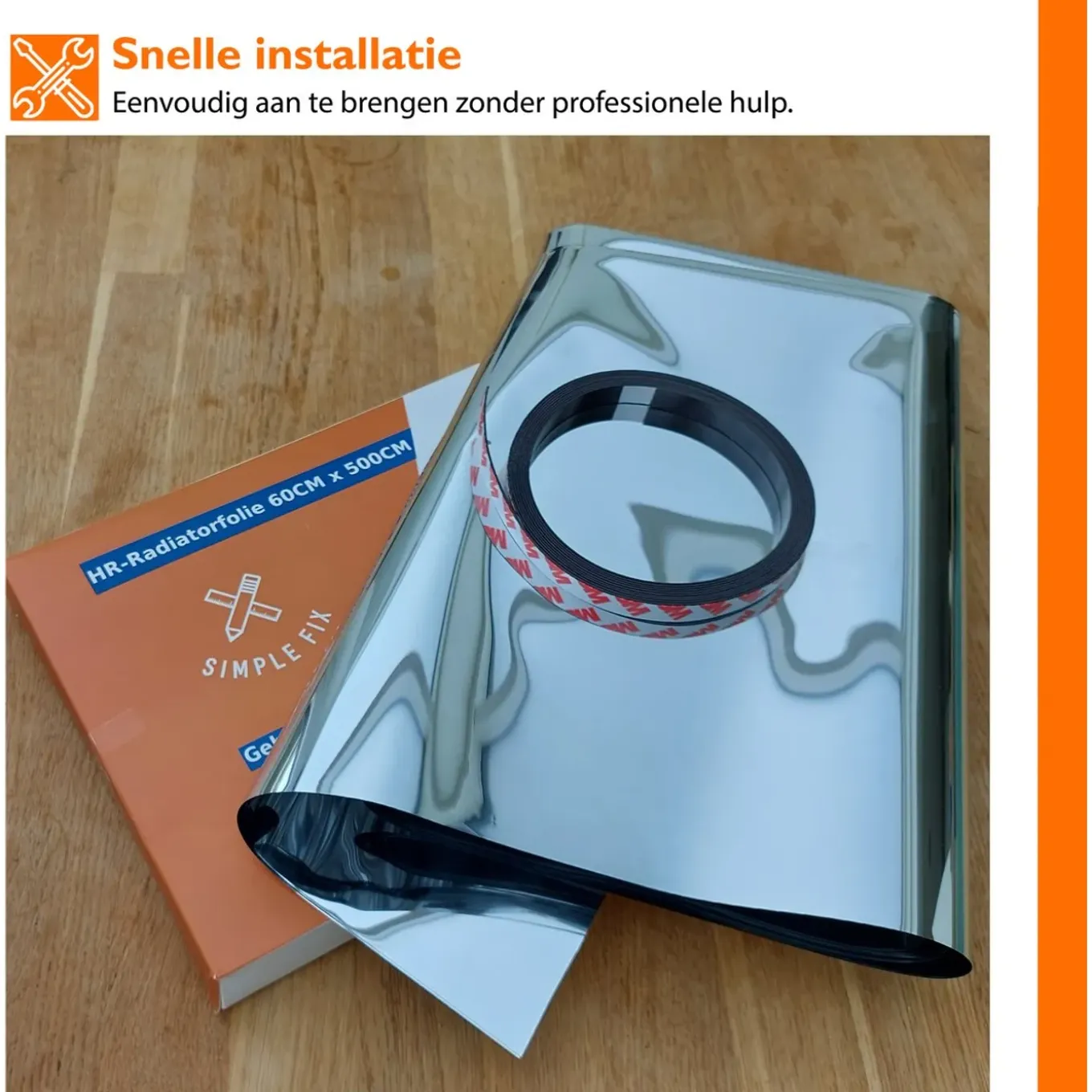 Simple Fix radiatorfolie isolerend 500cm x 40cm