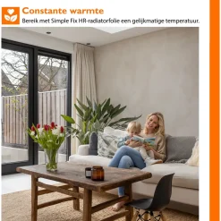 Simple Fix radiatorfolie isolerend 500cm x 60cm